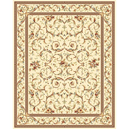 Safavieh Lyndhurst Large Rectangle Area Rug Ivory & Ivory - 10 x 14 ft. LNH322A-10